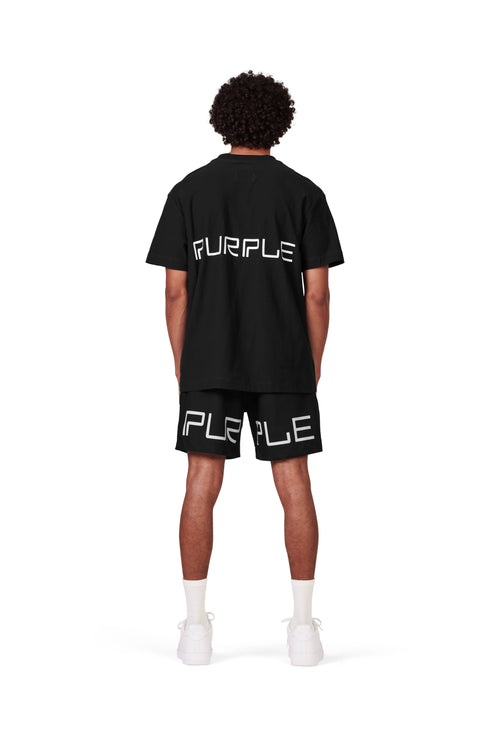 PURPLE BRAND Printed All Round Short Mens Apparel
