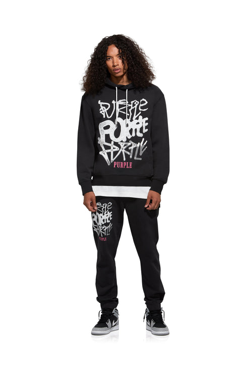 PURPLE-BRAND French Terry Sweatpants Mens Apparel