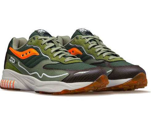 SAUCONY S70682-1 3d Grid Hurricane Tortoise Mens Sneakers