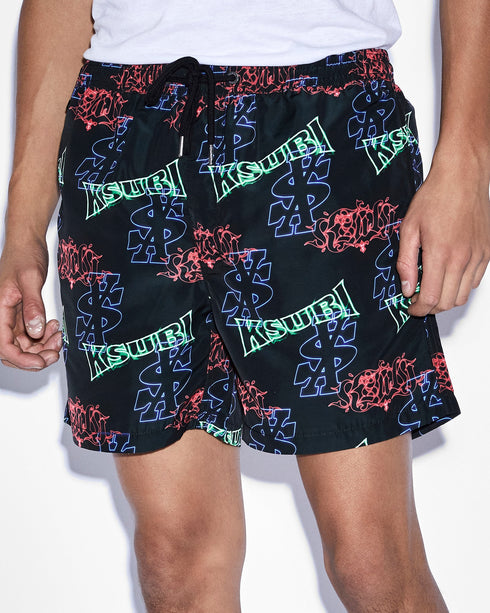 KSUBI Glow Boardshort Mens Apparel