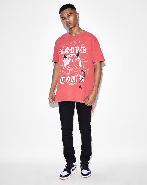 KSUBI Devil Biggie Ss Tee Chili Mens Apparel