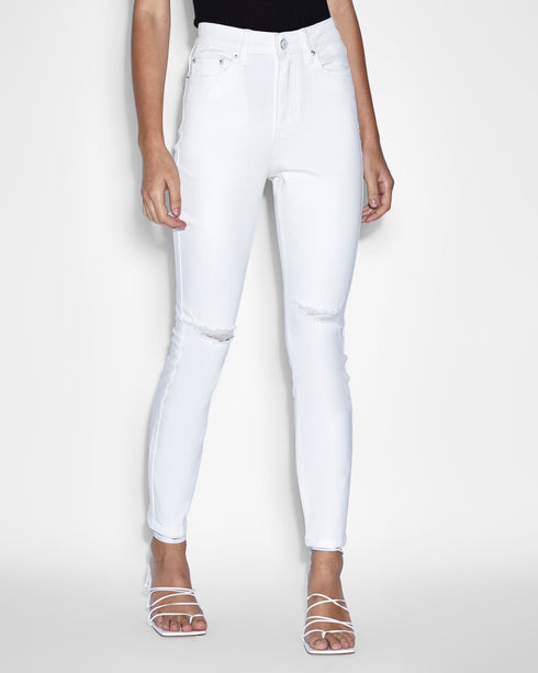 KSUBI Hi N Wasted Blanc Sliced Womens Apparel