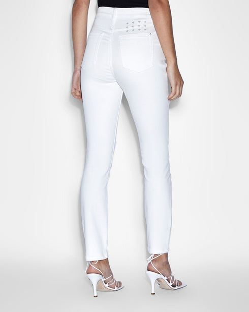 KSUBI Hi N Wasted Blanc Sliced Womens Apparel