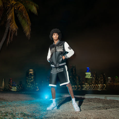 AVIREX SCRIPT USA VARSITY JACKET Mens Apparel - MENS APPAREL