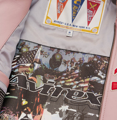 AVIREX SCRIPT USA VARSITY JACKET Mens Apparel - MENS APPAREL
