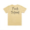 BORN X RAISED FUCK SCHOOL TEE Mens Apparel - MENS APPAREL
