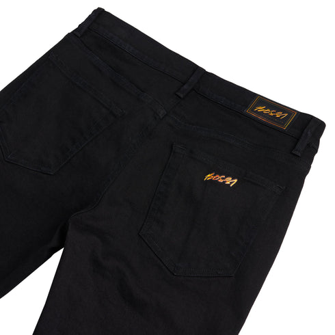 BOSSI BLACK 3D WASH DENIM Mens Apparel - MENS APPAREL