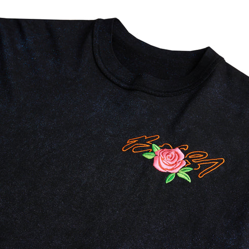 BOSSI EMBROIDED GLITTER TEE Mens Apparel - MENS APPAREL