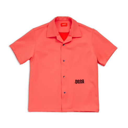 BOSSI Neoprene Camp Shirt - Persian Melon Mens Apparel -