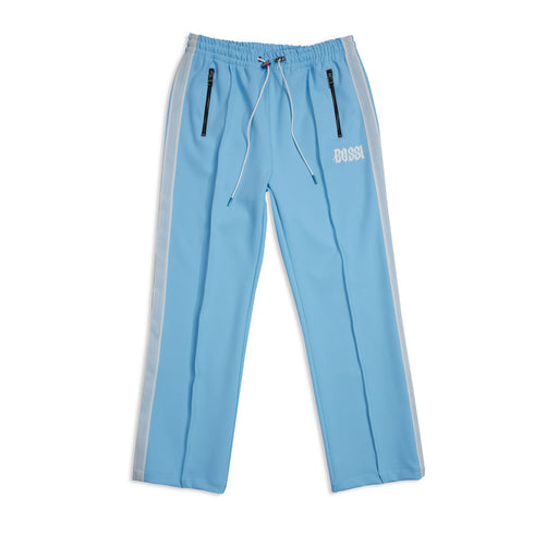 BOSSI Neoprene Track Pant - Columbia Blue Mens Apparel -