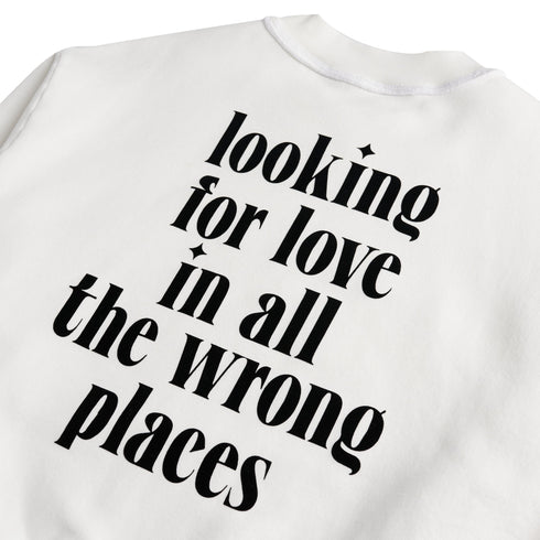 BOSSI WRONG PLACES CREWNECK SWEATSHIRT Mens Apparel - MENS