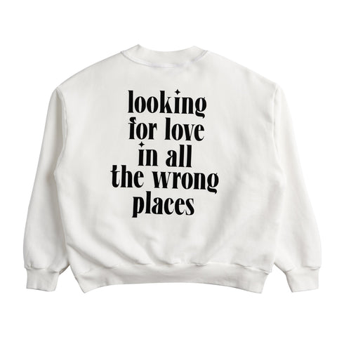 BOSSI WRONG PLACES CREWNECK SWEATSHIRT Mens Apparel - MENS