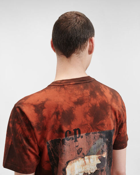 C.P. COMPANY 24/1 Jersey Treated Next Landscape T-Shirt Mens