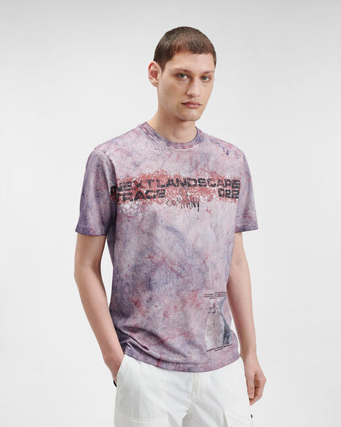 C.P. COMPANY 24/1 Jersey Treated Next Landscape T-Shirt Mens