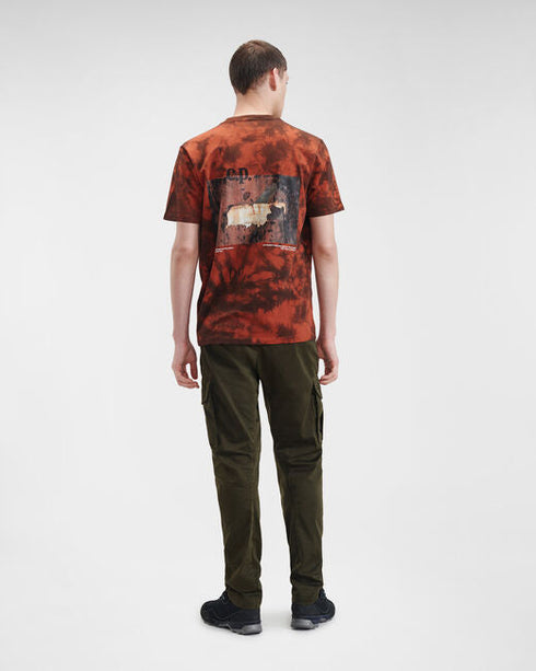 C.P. COMPANY 24/1 Jersey Treated Next Landscape T-Shirt Mens