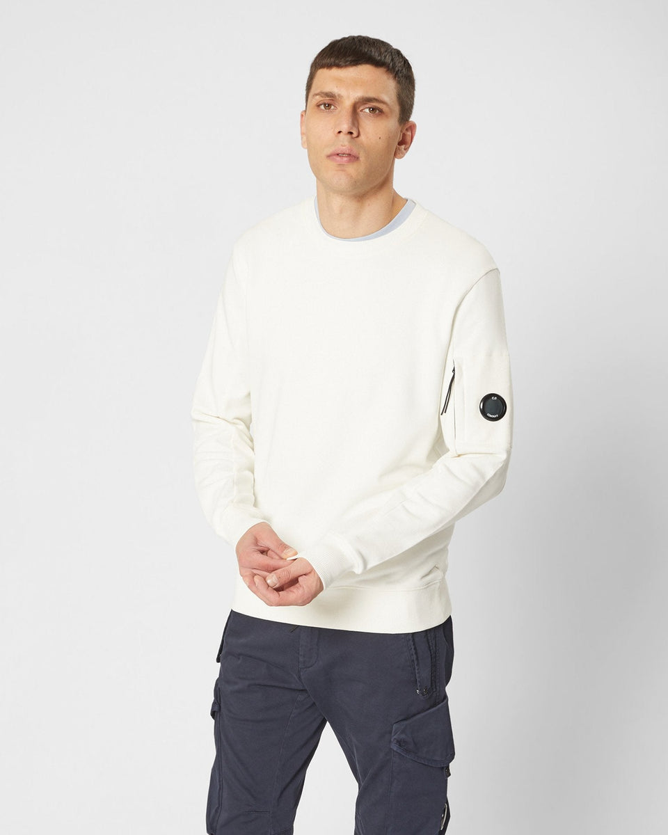 Cp company lens crew best sale neck sweatshirt