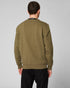C.P. COMPANY DIAGONAL FLEECE LENS CREW SWEATER Mens Apparel