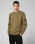 C.P. COMPANY DIAGONAL FLEECE LENS CREW SWEATER Mens Apparel