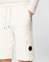 C.P. COMPANY DIAGONAL FLEECE LENS SHORTS Mens Apparel - MENS