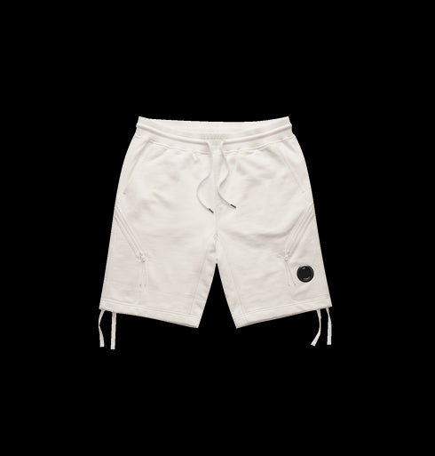 C.P. COMPANY DIAGONAL FLEECE LENS SHORTS Mens Apparel - MENS