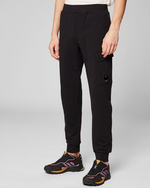 C.P. COMPANY DIAGONAL FLEECE LENS SWEATPANTS Mens Apparel -