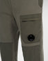 C.P. COMPANY Diagonal Fleece Mixed Utility Pants Mens