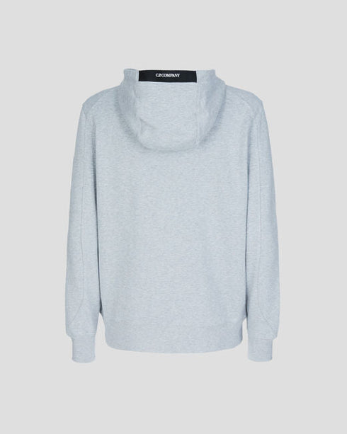 C.P. COMPANY Diagonal Raised Fleece Hoodie Mens Apparel -