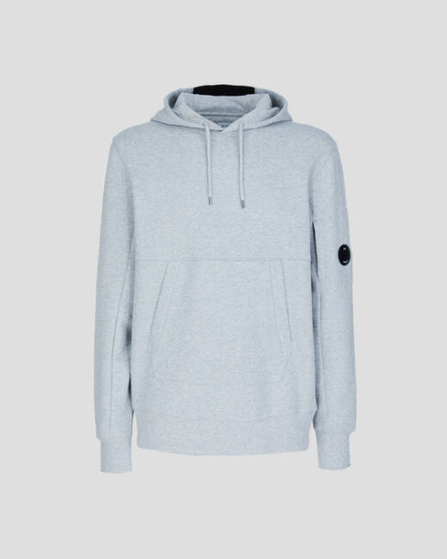 C.P. COMPANY Diagonal Raised Fleece Hoodie Mens Apparel -