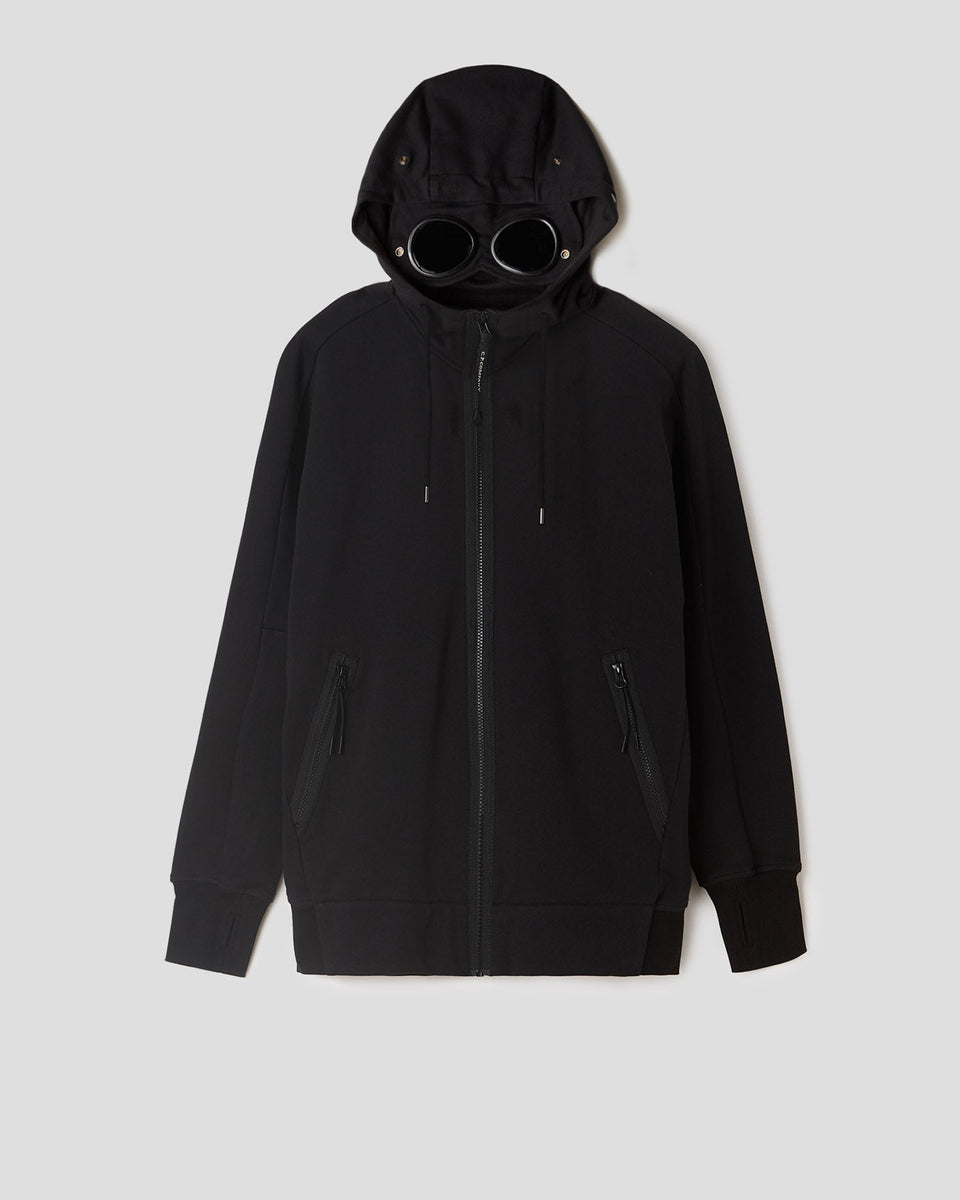 C.P. COMPANY HOODED OPEN Mens Apparel – ASPHALT