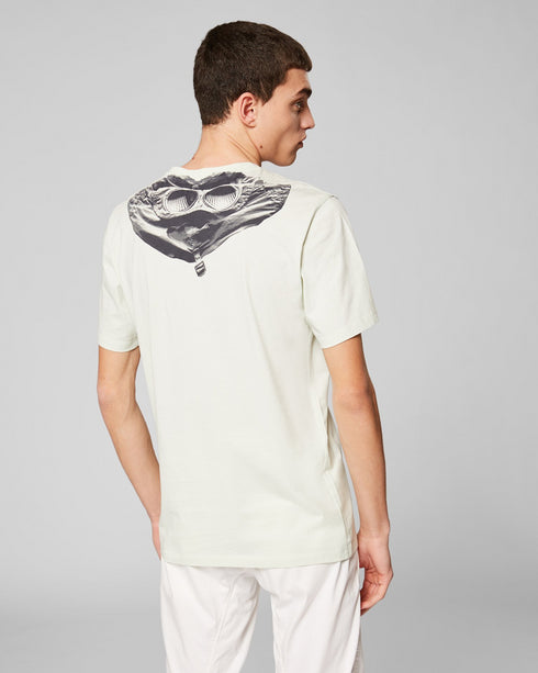 C.P. COMPANY JERSEY 30/1 GOGGLE HOOD PRINT T-SHIRT Mens