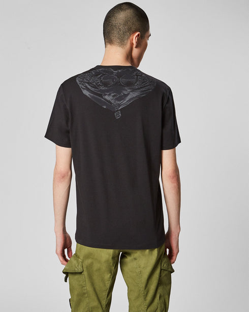 C.P. COMPANY Jersey 30/1 Goggle Hood Print T-shirt Mens