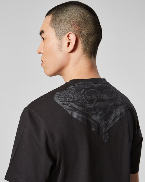 C.P. COMPANY Jersey 30/1 Goggle Hood Print T-shirt Mens