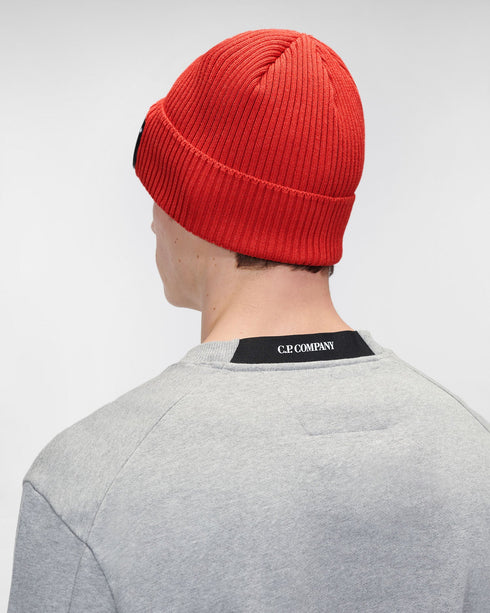 C.P. COMPANY KNIT HAT Accessoires - 12CMAC016A-455 / Fiery
