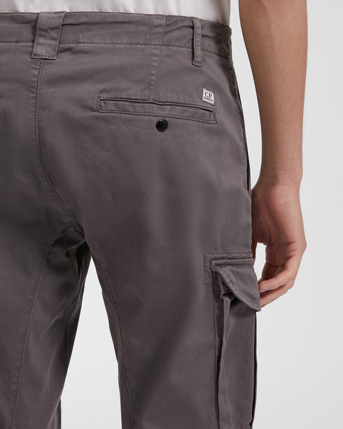 C.P. COMPANY Stretch Sateen Garment Dyed Cargo Pants Mens