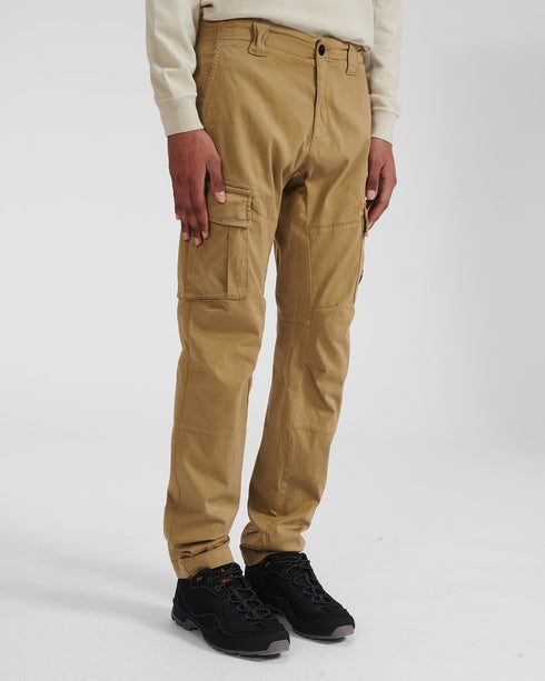C.P. COMPANY Stretch Sateen Garment Dyed Cargo Pants Mens