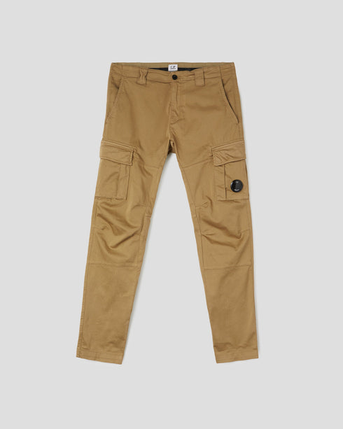 C.P. COMPANY Stretch Sateen Garment Dyed Cargo Pants Mens