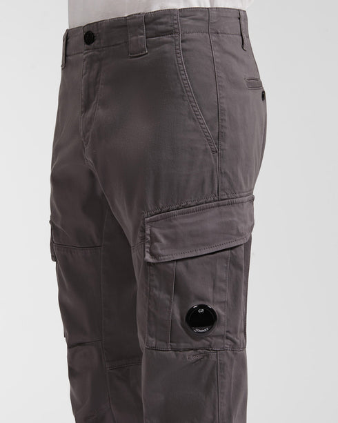 C.P. COMPANY Stretch Sateen Garment Dyed Cargo Pants Mens