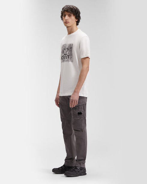 C.P. COMPANY Stretch Sateen Garment Dyed Cargo Pants Mens