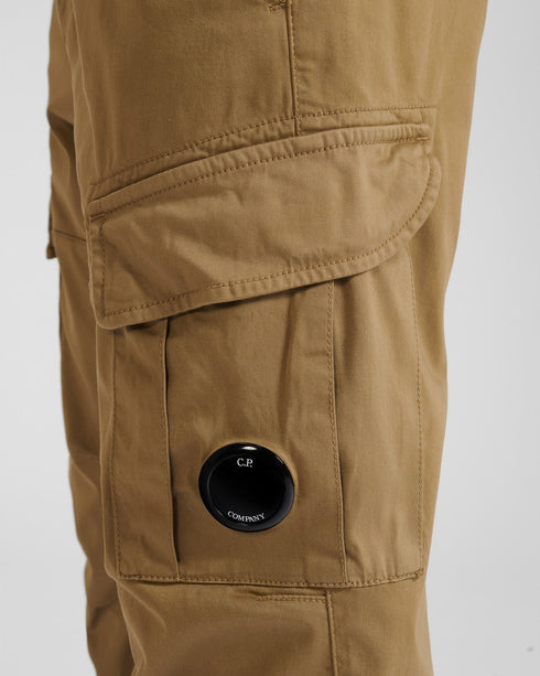 C.P. COMPANY Stretch Sateen Garment Dyed Cargo Pants Mens