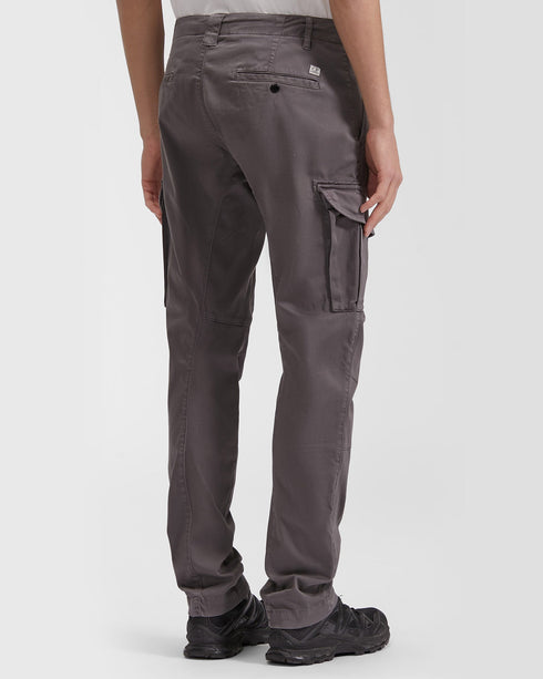 C.P. COMPANY Stretch Sateen Garment Dyed Cargo Pants Mens