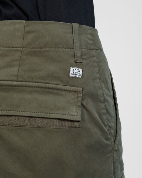 C.P. COMPANY Stretch Sateen Tapered Pants Mens Apparel -