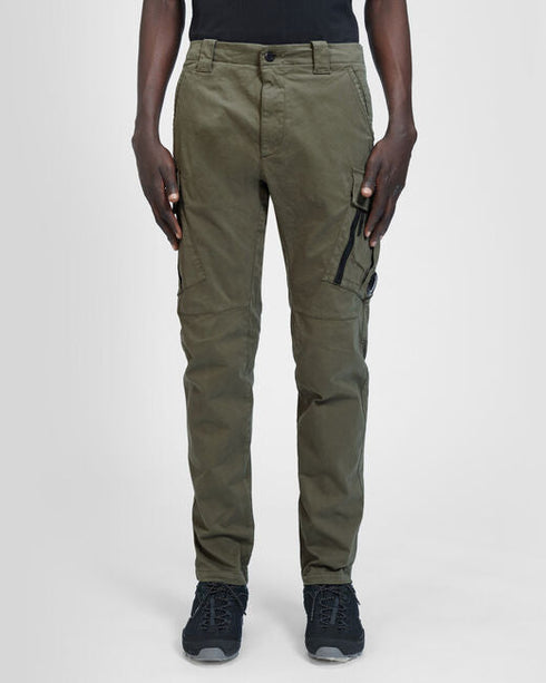 C.P. COMPANY Stretch Sateen Tapered Pants Mens Apparel -