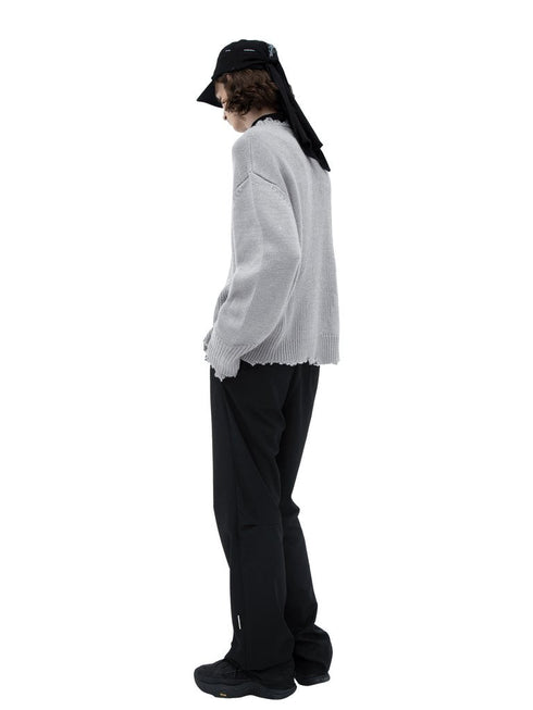 C2H4 “Filtered Reality” Arc Sculpture Knit Sweater Mens