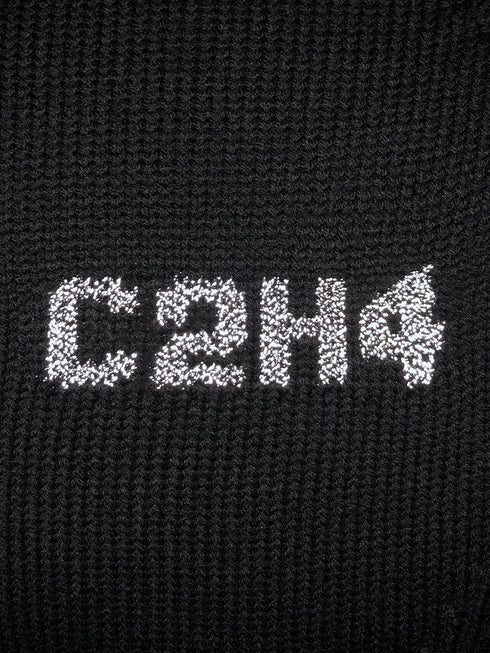 C2H4 “Filtered Reality” Arc Sculpture Knit Sweater Mens