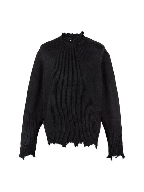 C2H4 “Filtered Reality” Arc Sculpture Knit Sweater Mens