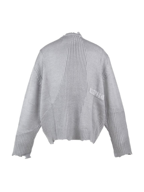 C2H4 “Filtered Reality” Arc Sculpture Knit Sweater Mens