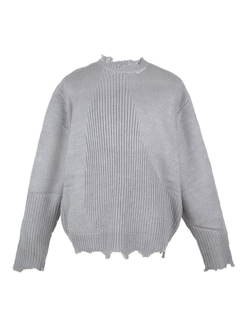 C2H4 “Filtered Reality” Arc Sculpture Knit Sweater Mens