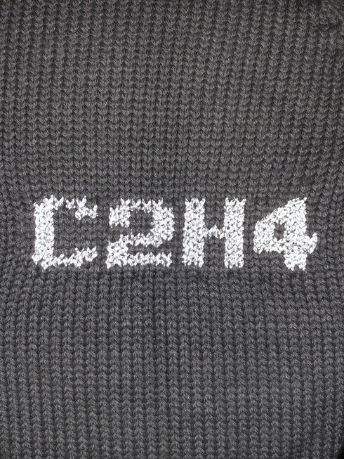 C2H4 “Filtered Reality” Arc Sculpture Knit Sweater Mens