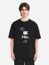 C2H4 LAYERED “Future Yacht Club” Layered Print Logo T-shirt