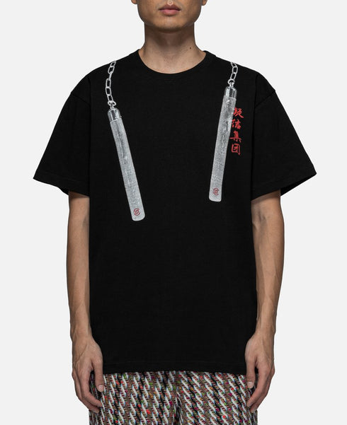 CLOT NUNCHAKU FAKE PRINT TEE Mens Apparel - MENS APPAREL